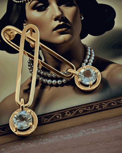 oorhangers vintage amfora edelsmid atelier